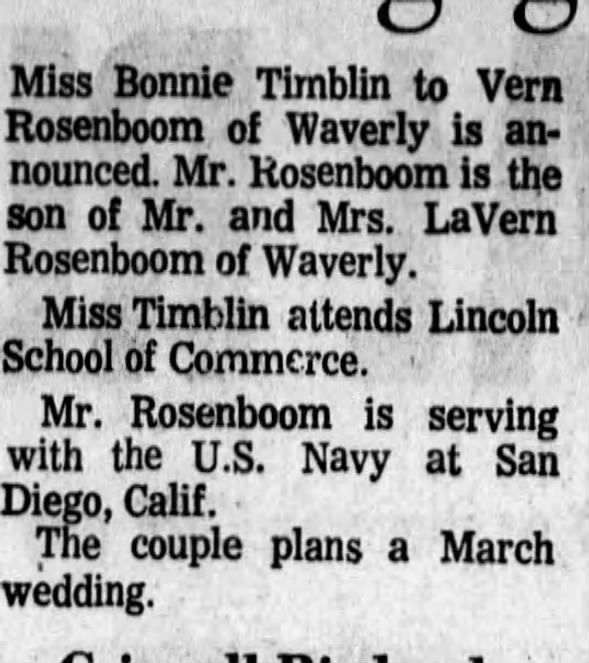Clipping from The Lincoln Star